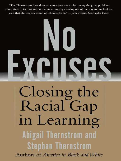 Title details for No Excuses by Stephan Thernstrom - Available